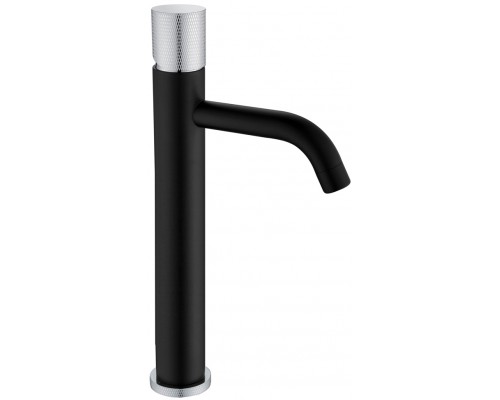 Смеситель Boheme Stick 122-BCR.2 для умывальника black touch chrome