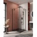 Душевой уголок Cezares Liner 900x900x1950 LINER-A-2-90-C-NERO профиль черный/матовый, стекло прозрачное