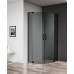 Душевой уголок Cezares Slider 800-900x800-900x1950 SLIDER-R-2-80/90-GRIGIO-NERO профиль черный/матовый, стекло серое