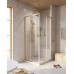 Душевой уголок Cezares Relax-304 1000x1000x2000 RELAX-304-A-2-100-C-BORO профиль брашированное золото, стекло прозрачное