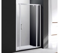 Душевая дверь Cezares Molveno 1300х1950 MOLVENO-BA-12-80+50-C-Cr-IV профиль хром, стекло прозрачное