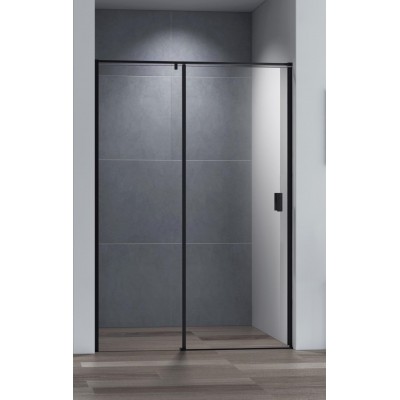 Душевая дверь Cezares Urban 1000х1950 URBAN-B-12-100-C-NERO профиль черный/матовый, стекло прозрачное