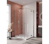 Душевой уголок Cezares Liner 900x1200x1950 LINER-AH-2-120/90-C-Cr-L профиль хром, стекло прозрачное