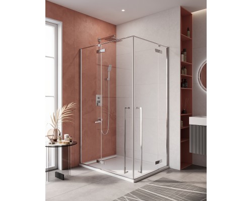 Душевой уголок Cezares Liner 900x1200x1950 LINER-AH-2-120/90-C-Cr-L профиль хром, стекло прозрачное