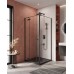 Душевой уголок Cezares Liner 900x900x1950 LINER-A-1-90-C-NERO-L профиль черный/матовый, стекло прозрачное