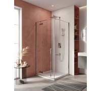 Душевой уголок Cezares Liner 900x900x1950 LINER-A-1-90-C-Cr-L профиль хром, стекло прозрачное