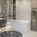 Шторка для ванны Cezares Eco 1200x1400 ECO-O-V-21-120/140-C-Cr профиль хром, стекло прозрачное