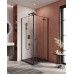 Душевой уголок Cezares Liner 900x900x1950 LINER-A-1-90-C-NERO-R профиль черный/матовый, стекло прозрачное