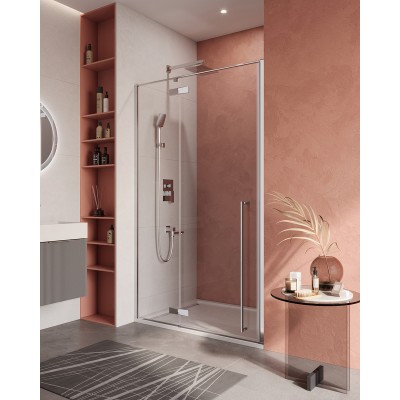 Душевая дверь Cezares Liner 1200x1950 LINER-B-12-120-C-Cr-L профиль хром, стекло прозрачное