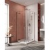 Душевой уголок Cezares Liner 900x900x1950 LINER-A-2-90-C-Cr профиль хром, стекло прозрачное