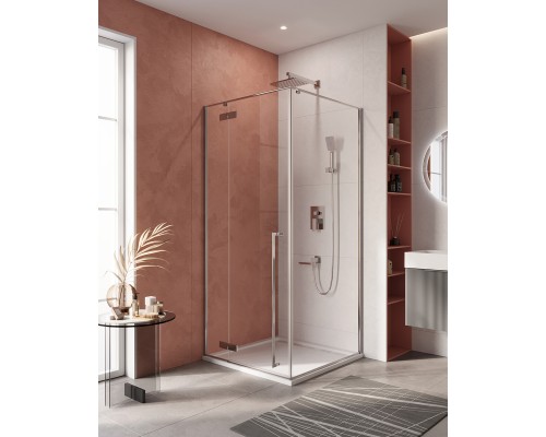 Душевой уголок Cezares Liner 1000x1000x1950 LINER-A-1-100-C-Cr-L профиль хром, стекло прозрачное