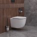 Унитаз подвесной Cezares Relax CZR-38088-49-TH-TOR/SC безободковый с микролифтом, смыв Торнадо