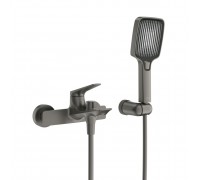 Смеситель Cezares Liner LINER-VD-GM для ванны и душа, оружейная сталь