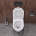 Унитаз подвесной Cezares Liner CZR-38083-49-TH-TOR/SC безободковый с микролифтом, смыв Торнадо