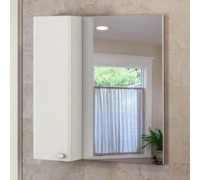 Зеркало-шкаф Comforty Неаполь 75х80 белый