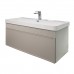 Тумба Comforty Мадрид 100М Серый шёлк с раковиной Comforty CF19595BX-100 подвесная 00-00020148CF