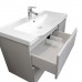 Тумба Comforty Сидней 100 Серый шелк с раковиной Comforty CF188057-100 00-00022768CF