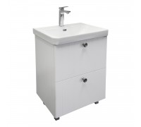 Тумба Comforty Истра 60Н Ясень белёный с раковиной Comforty CF19595BX-60 напольная 00-00022488CF