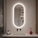 Зеркало Comforty Опал 42x84 LED-подсветка холодный свет, контактный сенсор, антизапотевание 00-00022682CF