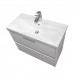 Тумба Comforty Селенга 80 Белый глянец, с раковиной Comforty CF19696BX-80 подвесная 00-00022182CF