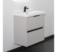 Тумба Comforty Селенга 60 Серый шелк, с раковиной Comforty CF19696BX-60 подвесная 00-00021980CF