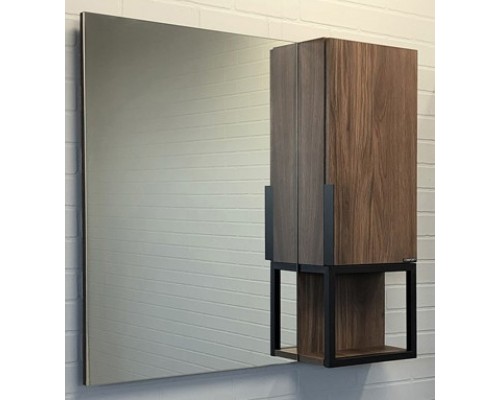 Зеркало-шкаф Comforty Равенна Лофт-90 Дуб темно-коричневый