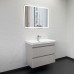 Тумба Comforty Енисей 80П2 Cерый шелк с раковиной Comforty 4480 подвесная 00-00022358CF