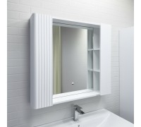 Зеркало-шкаф Comforty Ангара 90 Белый/матовый LED подсветка, антизапотевание 00-00019941CF