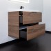 Тумба Comforty Селенга 80 Дуб тёмно-коричневый, с раковиной Comforty CF19696BX-80 подвесная 00-00021875CF