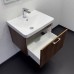 Тумба Comforty Ангара 60П дуб темно-коричневый c раковиной Comforty 4460 00-00021035CF