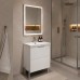 Комплект нерегулируемых мебельных ножек Comforty 2 штуки, h=200 мм, Хром/матовый 00-00022510CF