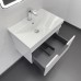 Тумба Comforty Кама 60П Белый глянец с раковиной Comforty CF19696BX-60 подвесная 00-00018655CF