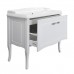 Тумба Comforty Павия 100 Белый глянец с раковиной Comforty 3310 напольная 00-00017943CF