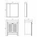 Тумба Comforty Классик 70 белый матовый с раковиной Como 70 напольная 00-00013804CF