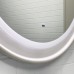 Зеркало Comforty Ереван 80 LED-подсветка, бесконтактный сенсор, антизапотевание, серый шёлк 00-00014157CF