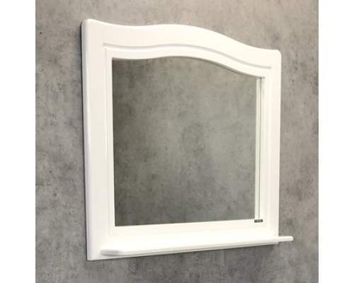 Зеркало Comforty Павия-100 белый глянец