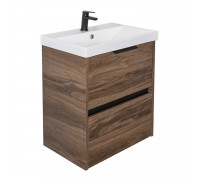 Тумба Comforty Селенга 50 Дуб тёмно-коричневый, с раковиной Comforty CF19696BX-50 00-00022008CF