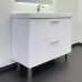 Тумба Comforty Танжер 90Н Белый матовый с раковиной Comforty 4490 00-00019535CF