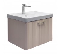 Тумба Comforty Ангара 60П дуб латте с раковиной 4460 00-00021034CF