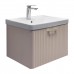 Тумба Comforty Ангара 60П дуб латте с раковиной 4460 00-00021034CF