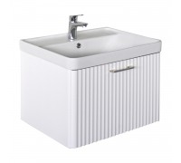 Тумба Comforty Ангара 60П белый матовый c раковиной Comforty 4460 00-00017871CF