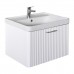 Тумба Comforty Ангара 60П белый матовый c раковиной Comforty 4460 00-00017871CF