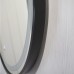 Зеркало Comforty Лея 60 в алюминиевой раме, LED-подсветка, бесконтактный сенсор, антизапотевание, чёрный/матовый 00-00014181CF