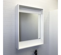 Зеркало Comforty Марсель 60 белый матовый LED-подсветка, бесконтактный сенсор 00-00001278