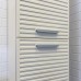 Шкаф-колонна Comforty Касабланка 35 Серый шёлк, ручка серый металлик 00-00020082CF