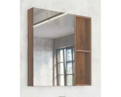 Зеркало-шкаф Comforty Порто 75 Дуб темно-коричневый 00-00009231