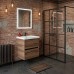Тумба Comforty Селенга 60 Дуб тёмно-коричневый, с раковиной Comforty CF19696BX-60 подвесная 00-00021874CF
