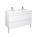 Тумба Comforty Енисей 120 Белый глянец с раковиной Comforty CF19595BX-120D подвесная 00-00022406CF