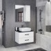 Тумба Comforty Амстердам 75 Белый/глянцевый со столешницей под мрамор Калакатта Блэк с раковиной Comforty T-Y9378 00-00013775CF