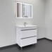 Тумба Comforty Валдай 80Н Белый/матовый с раковиной Comforty 4480 напольная 00-00019070CF